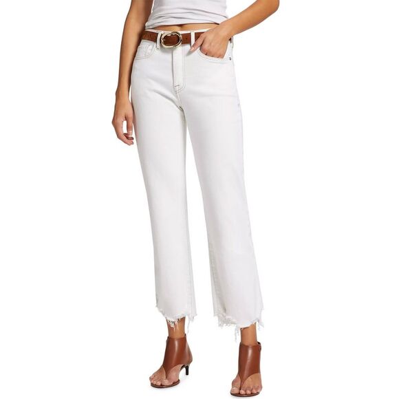 Frame Womens Le Jane High Rise Ankle Wide Leg Jeans 25 Au Natural - NWT $278 - Picture 1 of 7